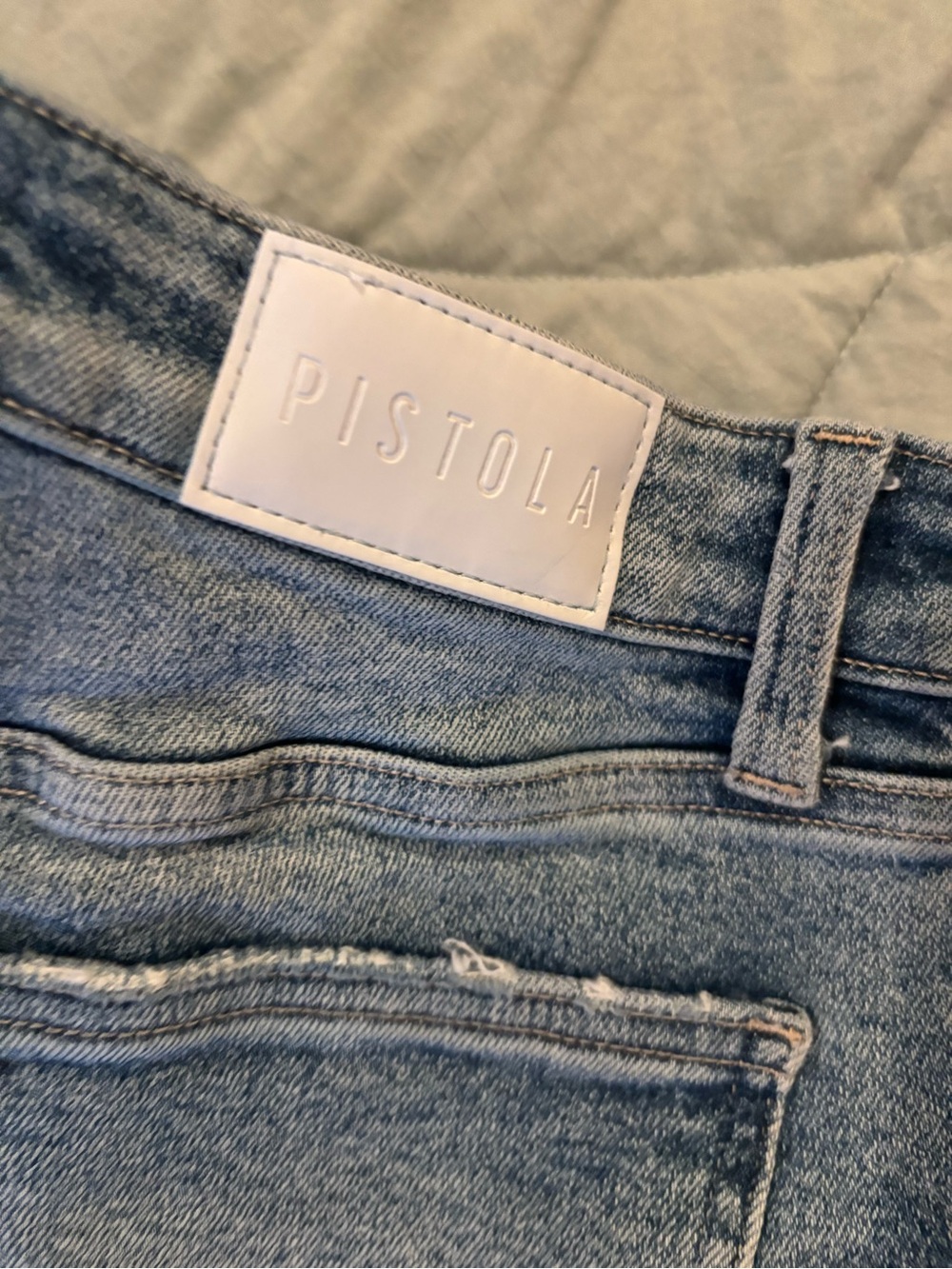 pistola Light Blue High-Rise Denim Jeans